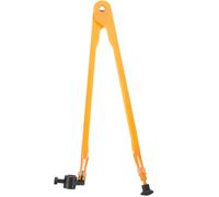 Healeved Compas de Dessin Pédagogique en Abs Jaune, Structure Simple et Rigide, pour Enseignement des Mathématiques et Illustrations Techniques