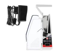 Healeved Compteuse de Billets Électronique Portable Modèle Compact Mini Pointage Manuel Léger en Plastique Alimentation Batterie et Secteur pour Comptage Rapide en Bureau ou Commerce