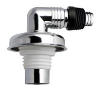 Healeved Connecteur de Machine à Laver en Pvc Anti-fuite Joint D'étanchéité, Design Coudé Adapté aux Diamètres 40mm, 50mm et 75mm pour Évacuation de Lavabo