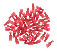 Healeved Connecteurs Électriques Rapides Nylon Blancs Bornes Mâles et Femelles Isolées 100 Paires Serties à Froid pour Fils 05-15 Mm² Connexion Fiable et Déconnexion Rapide Cosses à