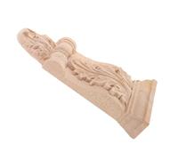 Healeved Console D’angle en Bois Massif Sculpté 10x21x3 Cm, Style Européen Rustique, Corbeau Artisanal pour Décoration Murale Intérieure et Extérieure, Consoles Romaines Décoratives