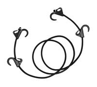 Healeved Corde Élastique de Camping avec Crochets Corde de Fixation Extensible Multifonction Sangle Pratique pour Bagages pour Vélo et Voyage