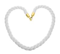 Healeved Corde en Acier Inoxydable avec Crochets de Sécurité Tressée Haute Résistance en Polyester pour Contrôle Temporaire des Foules Hôtels et Expositions