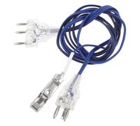 Healeved Cordon de Corps D’Escrime Électrique Bleu et Fleuret | Haute Conductivité, PVC et Cuivre, Usage Compétition et Matchs, Câble Léger Solide
