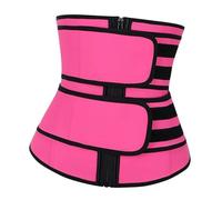 Healeved Corset de Double Néoprène pour Femme Bodysuit Sculptant Rose Entraîneur de Pratique et Confortable