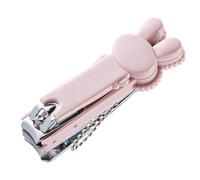 Healeved Coupe-ongles Mini Portable en Acier Carbone Design Cartoon Adorable, Sûr et Facile à Ranger, pour Voyage et Manucure des Adultes et Filles