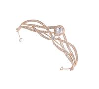 Healeved Couronne De Strass Coiffe Simple Mais De Mariage Pour Les Mariées Soirées Cosplay