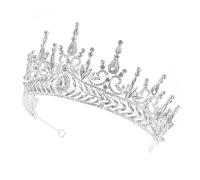 Healeved Couronne Décorative Exquise Coiffe De Mariée En Strass Accessoire De Coiffure