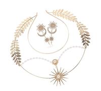 Healeved Couronne Et Boucles Oreilles Bandeau Et Boucles Oreilles Déesse Accessoires De Mariage Pour Mariée Accessoires Anniversaire Pour Femme