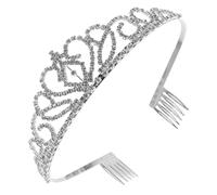 Healeved Couronne Rhinestones Pour Filles Diadème Éclatant Accessoire De Cheveux Pour Anniversaire Spectacle Et Fête Pour Petits Princes Et Princesses