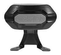 Healeved Coussin de Dossier Passager pour Scooter et Moto Siège Arrière Noir Robuste Accessoire Moto Confortable pour Conduite Sécurisée et Installation Facile