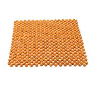 Healeved Coussin de Siège Auto à Perles de Bois Naturel 44X44 CM Housse Ventilée et Rafraîchissante Coussin Massant Compatible Voitures et Camions pour Été