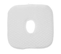 Healeved Coussin Oreille en Mousse à Mémoire de Forme Blanc Ergonomique avec Trou Creux pour Récupération Piercing et Soulagement, Soins à Domicile ou Salons Professionnels