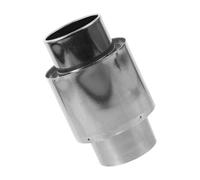Healeved Couvercle Anti-retour en Acier Inoxydable pour Conduit D'évacuation de Chauffe-eau à Gaz, Protection Antigel et Pare-vent Élégant pour Salle de Bain en Hiver