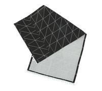 Healeved Couvercle de Protection Anti-poussière pour Lave-linge et Réfrigérateur, Grand Format Noir à Motif Carreau, Housse Résistante et Solide Adaptée pour Dessus D’appareils