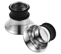 Healeved Couvercles de Remplacement pour Pichets à Eau en Acier Inoxydable, Lot de 2, Fermeture Hermétique, Compatibles Carafes pour Lait et Jus