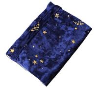 Healeved Couverture de Livre A5 en Velours Bleu Foncé, Pochette de Protection en Tissu Résistant la Déchirure, Étui Décoratif pour Carnet, Agenda et Manuel, Protection Solide pour Élève