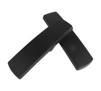 Healeved Couvre-accoudoirs Ergonomiques pour Chaise de Bureau en Plastique Noir Design Profilé, pour Bureau et Salles de Formation