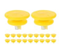 Healeved Crampons de Rechange Antidérapants Jaune 20pcs en Acier Inoxydable Accessoires Robustes pour Chaussures et Crampons à Glace pour Marche Hivernale en Conditions Neigeuses