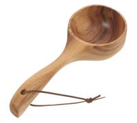 Healeved Cuillère à Eau Polyvalente Bois Ergonomique Pour Sauna Cuisine Et Jardin Accessoire Pratique Pour Servir Et Arroser