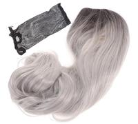 Healeved De Cosplay Colorée Longue Vague Bouclée Ombre Grise Style Lolita Anime Cosplay