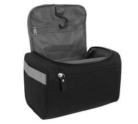 Healeved De Lavage Trousse De Toilette Femme Hommes Voyage De Cosmétique Trousse De Toilette Transparente Maquillage Portable Rose Petit Tissu Oxford Noir