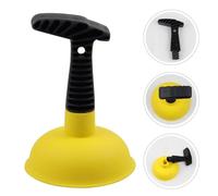 Healeved Déboucheur D’Évier Cuisine Jaune Ventouse Puissante à Main pour Canalisation Nettoyeur de Drains Domestique Outil de Débouchage pour Évier Salle de Bain et Buanderie