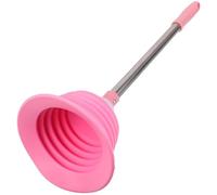 Healeved Déboucheur de Toilettes Domestique Piston Robuste Ventouse de Pompe Nordique Rose Outil de Débouchage pour Siphon et Canalisations Accessoire Pratique pour Salle de Bain et