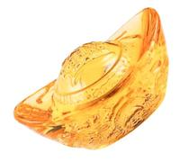 Healeved Décoration de Bureau Feng Shui en Cristal Transparent 5 Cm, Sculpture Artisanale Dragon Sculpté, Ornement pour Maison et Bureau, Accessoire Décoratif Stable et Compact