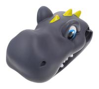 Healeved Décoration de Guidon en Silicone pour Draisienne et Trottinette Motif Dinosaure Gris Accessoire Garçon et Filles Unique Fournitures pour Vélos et Scooters Compatible Guidons