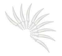 Healeved Dents de Citrouille Effrayantes Halloween 10 Pièces, Accessoires Décoratifs pour Maison Cuisine, Kit Décoration Citrouille Monstre, Décoration Intérieure et Extérieure, Prothèses