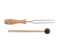 Healeved Diapasons de Manche en Bois et Fourches Métalliques Précises pour Rétablir L'équilibre Corps-esprit en Déplacement