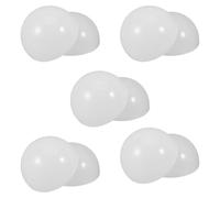 Healeved Diffuseur Demi Globe Rond en PC Blanc 10 Pièces, Abat-jour pour Ampoules LED, Compatible avec Lampes de Chevet et Éclairage Professionnel