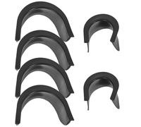 Healeved Doublure de Poche de Billard Professionnelle en Plastique Lot de 6 Pièces Protection Robuste pour Trous de Snooker Accessoires Solide pour Table de Billard à Usage Quotidien