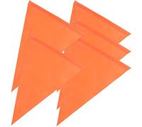 Healeved Drapeau De VéLo Pour Enfant - 5 PièCes Fanion De SéCurité RéFléChissant En Pvc Orange Haute Visibilité Et RéSistant À La DéChirure Pour Cyclisme Et ActivitéS De Plein Air