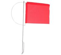 Healeved Drapeau Indicateur de Vent Suspendu Résistant en Tissu Rouge de Direction du Vent Portable et Pratique pour Bateau et Yacht, Décoration Extérieure Marine