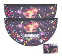 Healeved Drapeau Suspendu en Tissu 2pcs pour Décor Photo de Carnaval et Fête, Bannière Fanion pour Décoration de Fond Lors de Festivals et Soirées