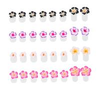 Healeved Écarteur Orteil pour Pose Vernis en Silicone, 32 Pièces Lavables, Outil de Pédicure pour Nail Art et Soins des Orteils