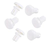Healeved Écrous à Rivet D'expansion Plastique Blanc 100 Pcs, Clips en Nylon pour Fixation Carte Mère Circuits Imprimés, Rivets Poussoirs Résistants et Faciles D'installation Industrielle