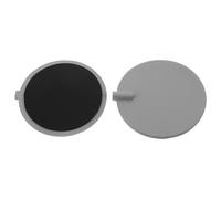 Healeved Électrodes Rondes en Silicone Non Adhésives 95mm pour Massage, Répartition Uniforme du Courant, Accessoire pour Appareils de Beauté en Thérapie Physique
