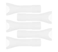 Healeved Embouts Buccaux Accessoires de Bouteille d'eau Kit de 5 Blanc en Silicone pour Gourde Confortables et Remplaçables , pour Tasse Paille en Extérieur