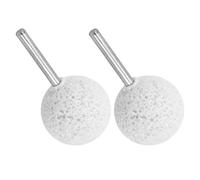 Healeved Embouts de Meulage pour Réparation Pneus Automobiles 2 Pcs Tête de Polissage Corail Outil Abrasif Compatible Machines Réparation Disque de Ponçage pour Entretien Roues