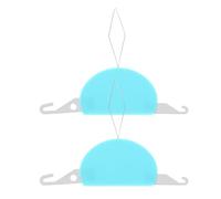 Healeved Enfile-aiguilles 2 Pièces en Plastique Boucle Flexible Légère, Outil Pratique pour Couture et Travaux Manuels la Main
