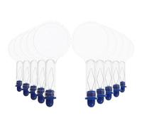 Healeved Enfile-aiguilles avec Loupe pour Couture Lot de 10 Pièces en Plastique Réutilisable, pour Personnes Âgées et Loisirs Créatifs, Accessoires Couture Faciles à Utiliser