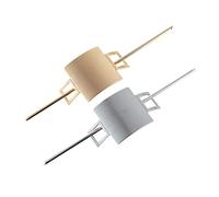 Healeved Ensemble Daccessoires Pour Cheveux 2 Pièces En Métal Pour Chignon Pour Mariage Bal De Fin Dannée Et Usage Quotidien