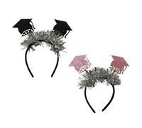 Healeved Ensemble Daccessoires Pour Cheveux Pour Fête De Remise De Diplôme 2 Mini-chapeaux De Docteur Couvre-chefs À Paillettes Pour Femmes