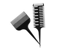 Healeved Ensemble de 2 Peignes à Queue Professionnels pour Coloration Capillaire Double Face Robustes Multifonctionnels pour Femmes Usage Salon et Domicile Peigne Classique