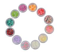 Healeved Ensemble De 24 Boîtes De Décorations Artisanales Pour Manucure Tranches De Polymère Orange Pierres Précieuses Pour Mini-artisanat Pour Femmes