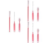 Healeved Ensemble De 3 Brosses De Nettoyage Pour Pailles Brosses De Nettoyage Pour Bouteilles Gobelets Brosses De Détail Pour Le Nettoyage Des Bouteilles D'eau De Place