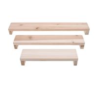 Healeved Ensemble de 3 repose-mains pour artistes - Pont d'appui en bois pour peintres, idéal pour les travaux de précision - Support de poignet indispensable pour la peinture et le dessin